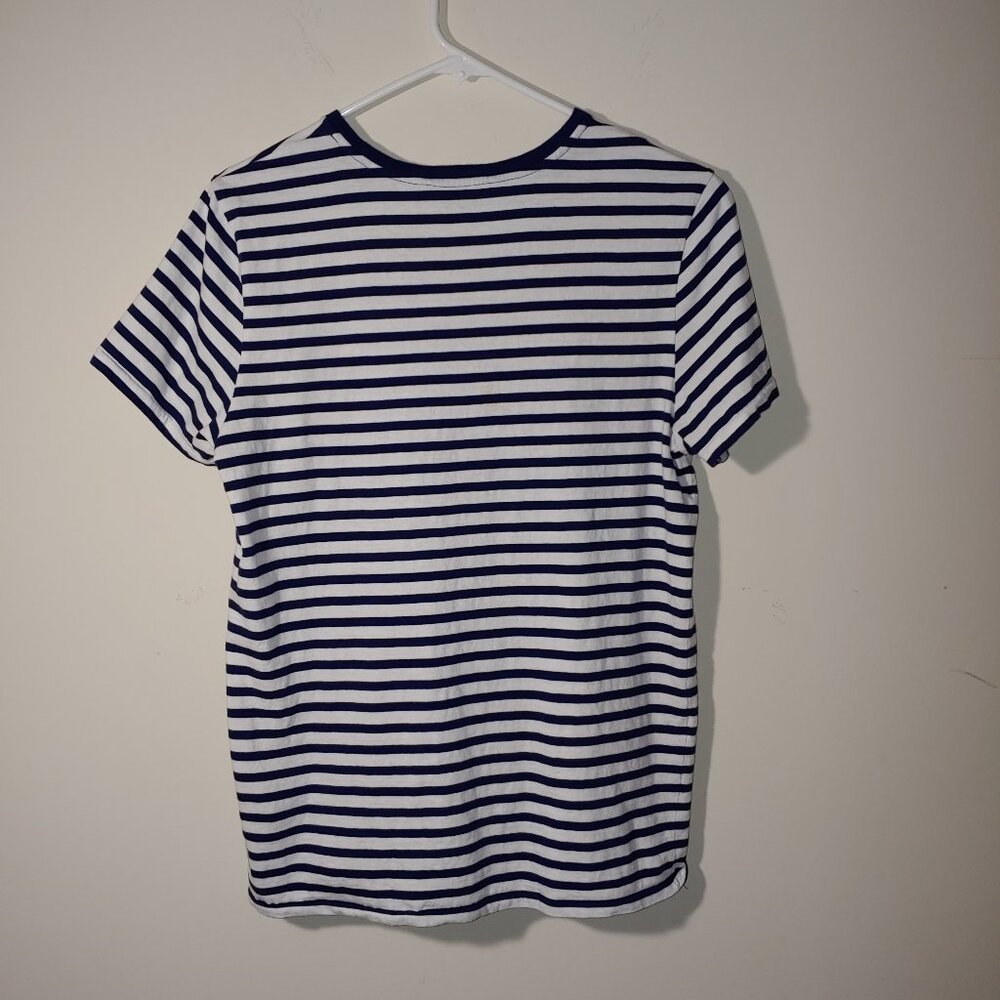 Ralph Lauren Sport Short Sleeves Stripe Embroidered Crew Neck Shirt Sz XL Black - Picture 5 of 5